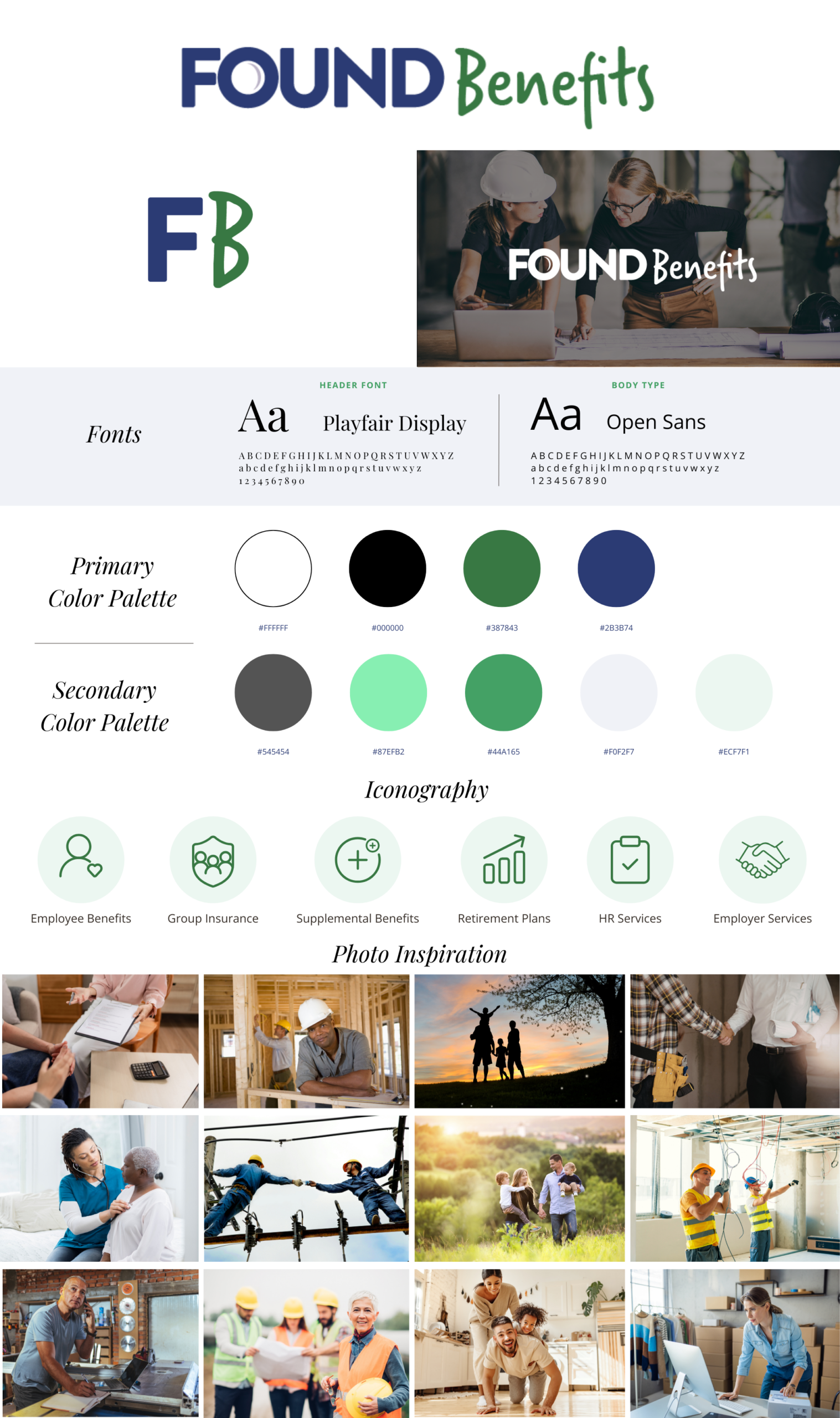 Found Benefits Brand Style Guide
