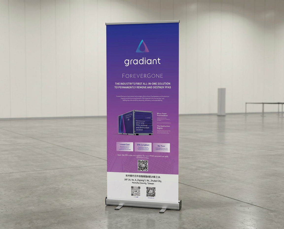 ForeverGone Banner for Chinese Trade Show